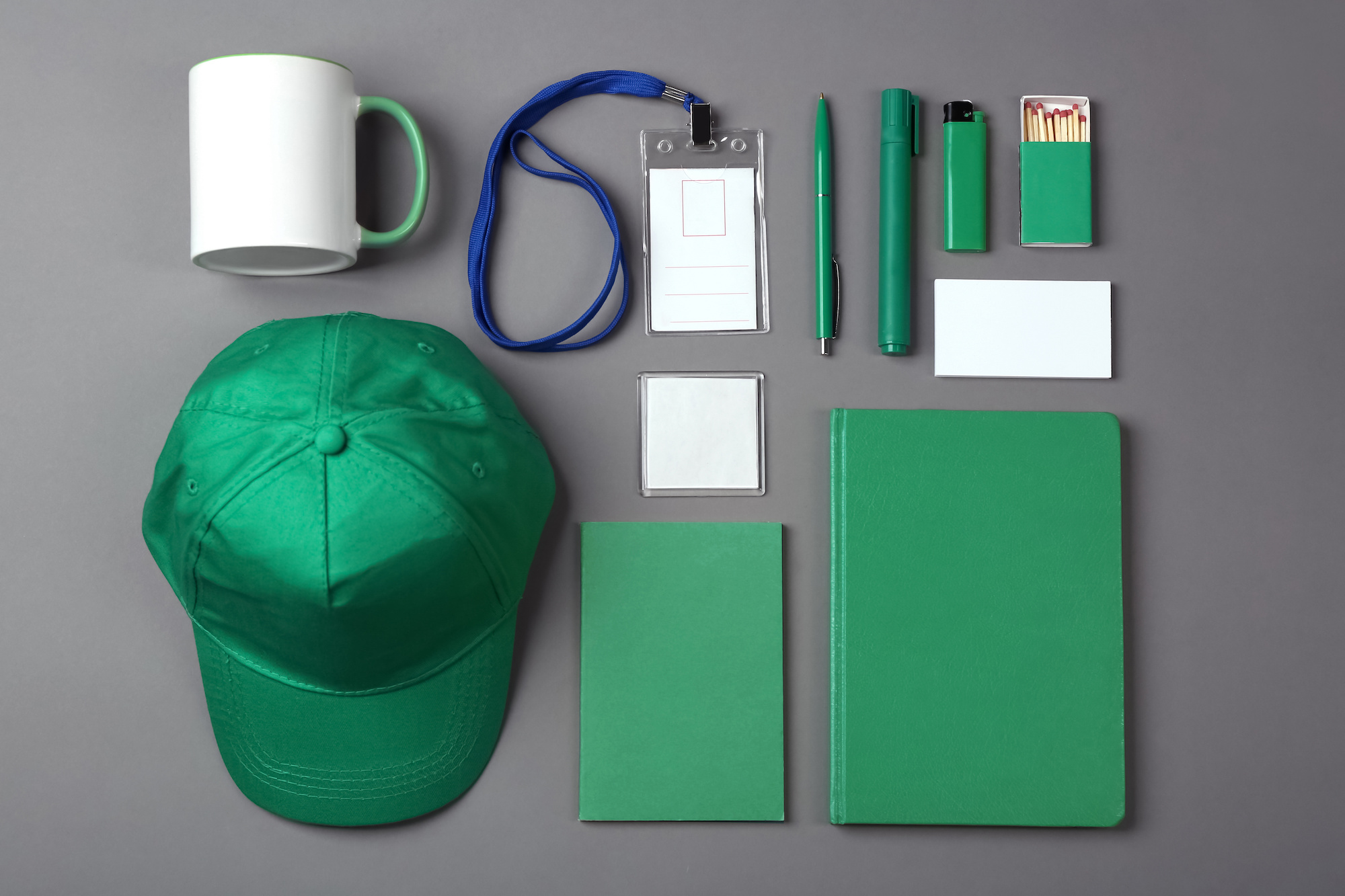 Set of Corporate Merchandise options